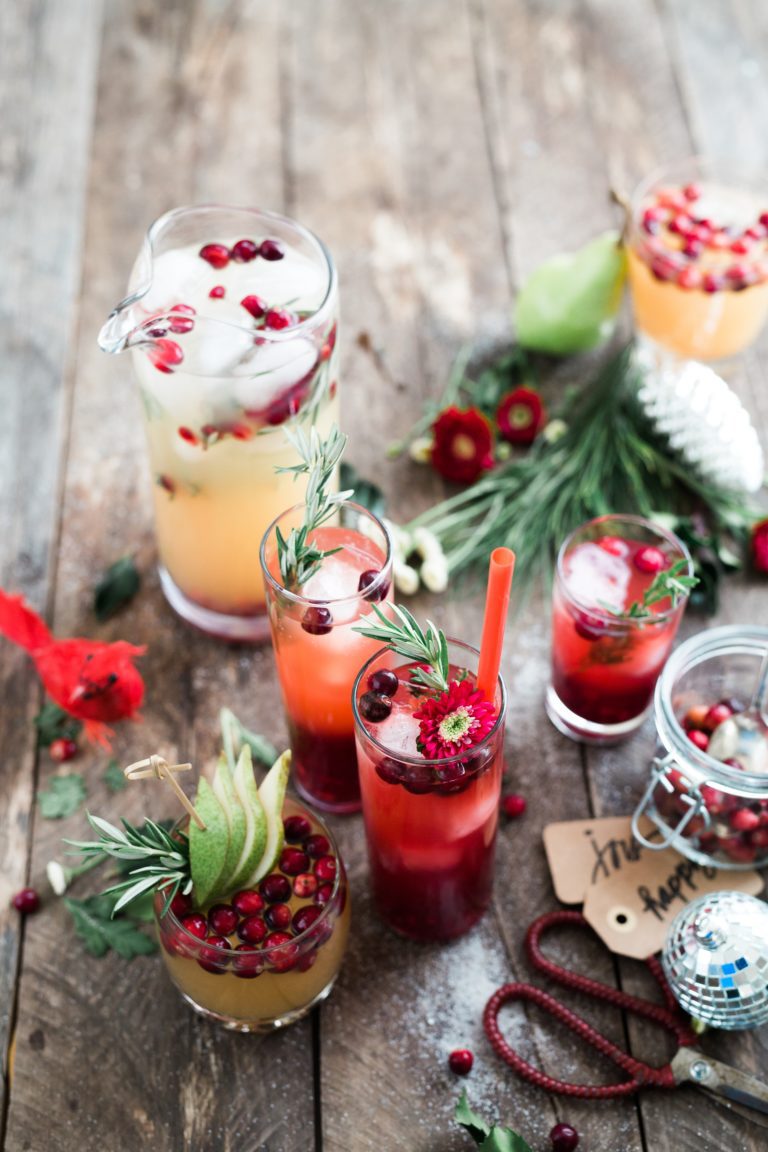 Festive Holiday Cocktails (and Mocktails!)