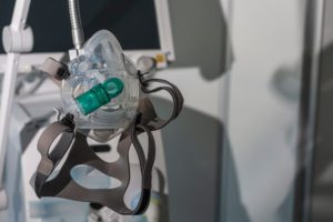 a close up of a medical ventilator used to help you breathe