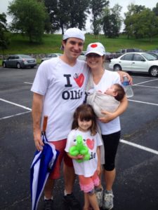 Mark Hinkle with his family, honoring their son Ollie through the Ollie Hinkle Heart Foundation