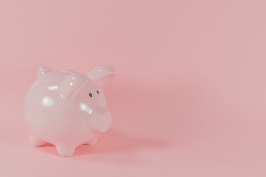 a pink piggy bank symbolizing financial literacy