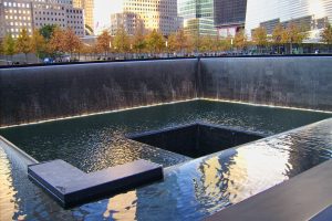 the September 11th Memorial in New York City
