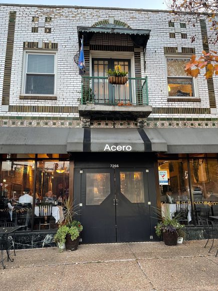 Acero restaurant in Maplewood, MO