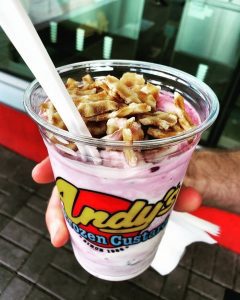 a concrete from Andy’s Frozen Custard in St. Louis, MO