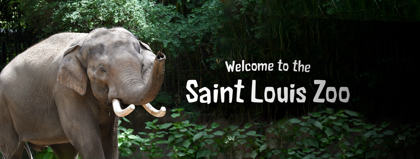 the Welcome to the St. Louis Zoo sign
