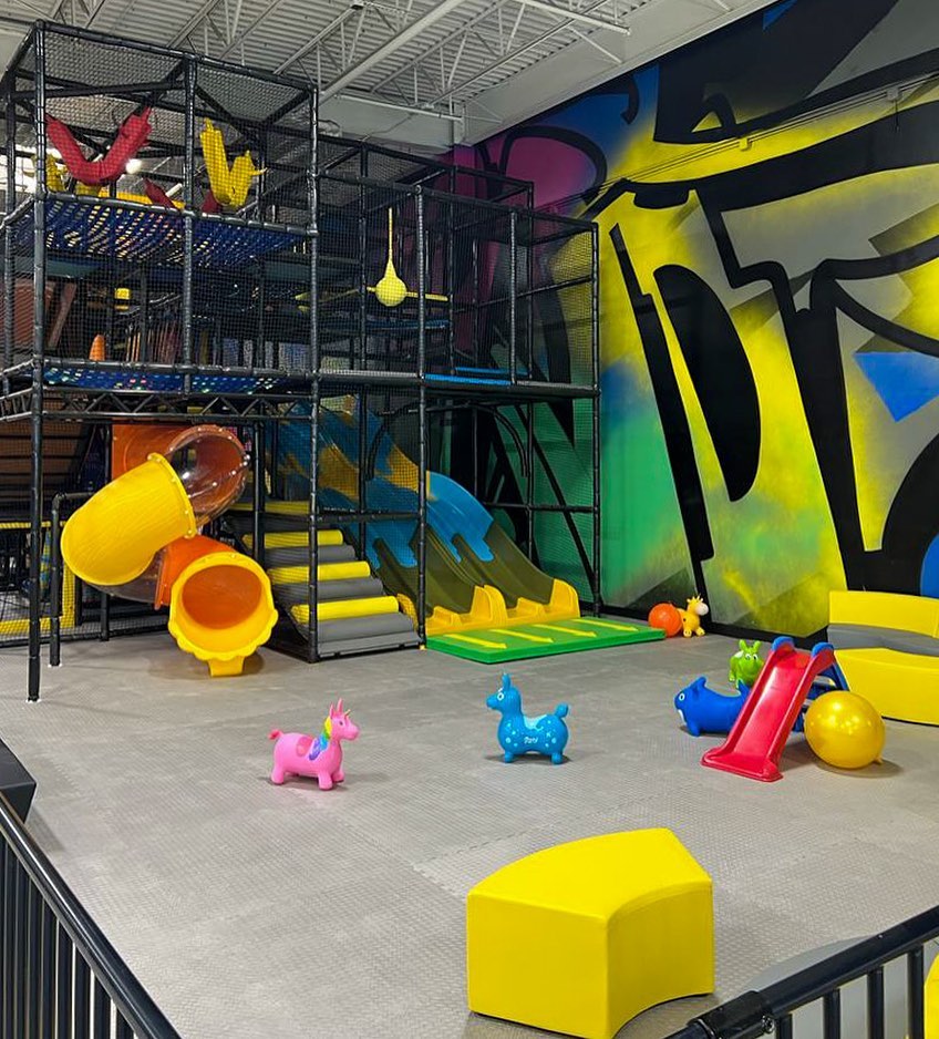 Toddler soft play area at Slick City