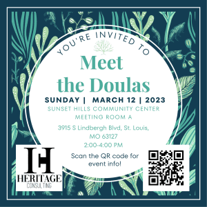 Meet the Doulas invitation and QR code