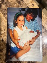 a mom in the hospital with her newborn son, born with trisomy 18