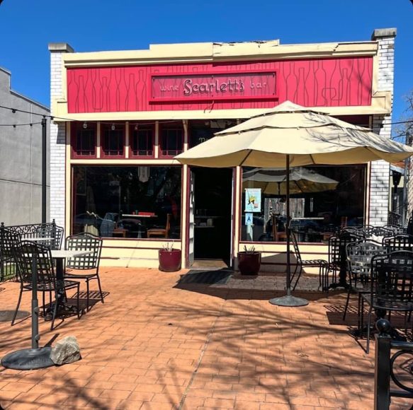 Scarlett's wine bar patio in the Central West End in St. Louis