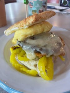 The Classic Biscuit Sandwich at Molly's Rise and Shine in the Garden District.