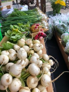 fresh vegetables at the Arnold Farmers Market