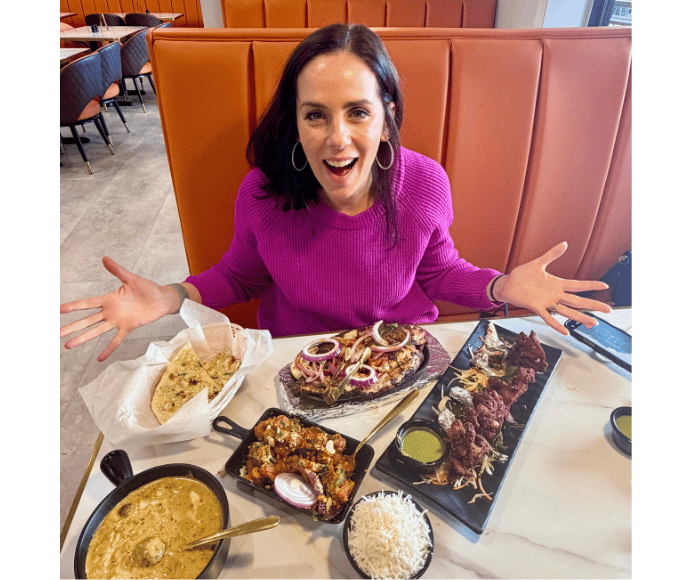 natalie kalmar, author of fitnessfoodiestl.com, loves exploring the restaurant scene in st. louis
